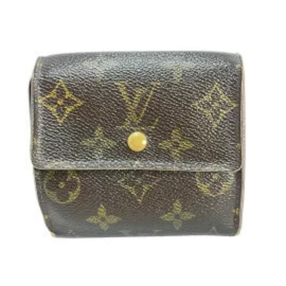 LOUIS VUITTON Portemonnaie Bi fold Credit Card Wallet Leather